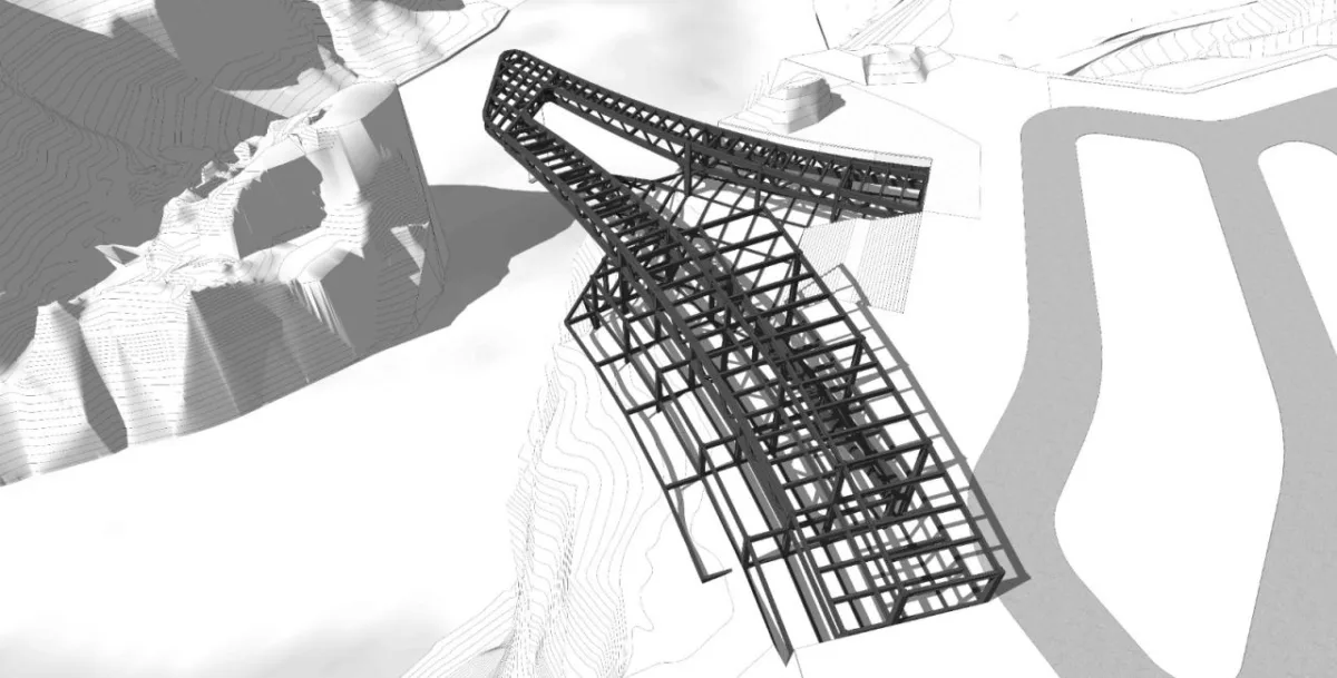 BIM建筑|西藏•怒江72拐大峡谷景区 / 小隐建筑事务所
