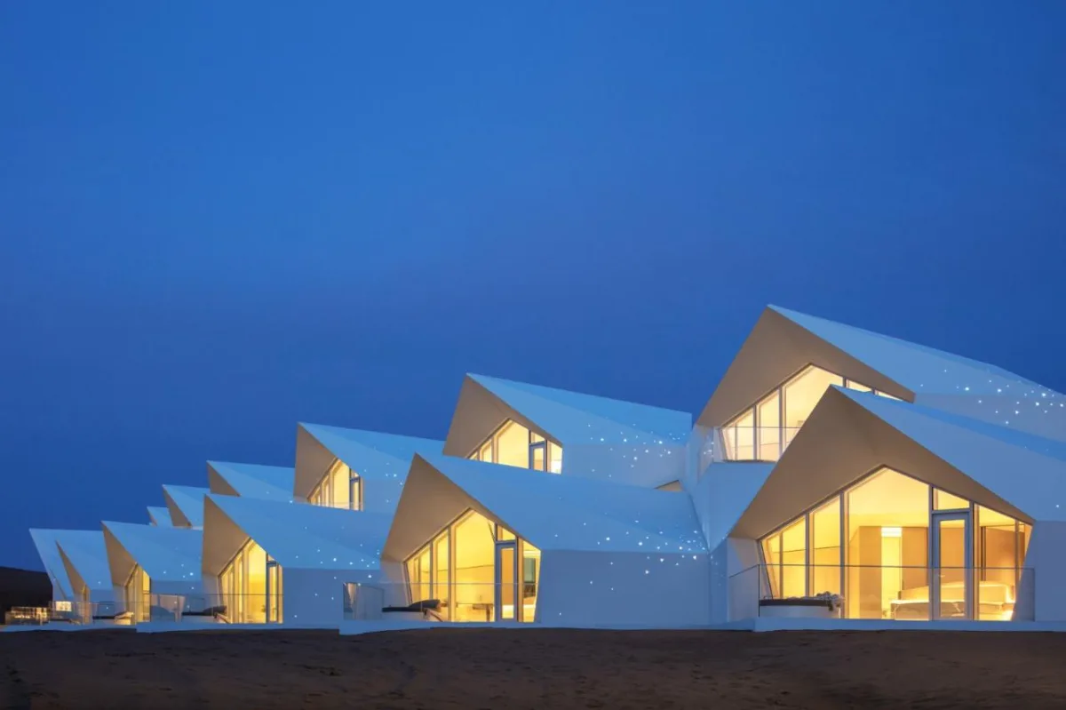 BIM建筑|中卫沙漠钻石酒店 / 水石设计-米川工作室