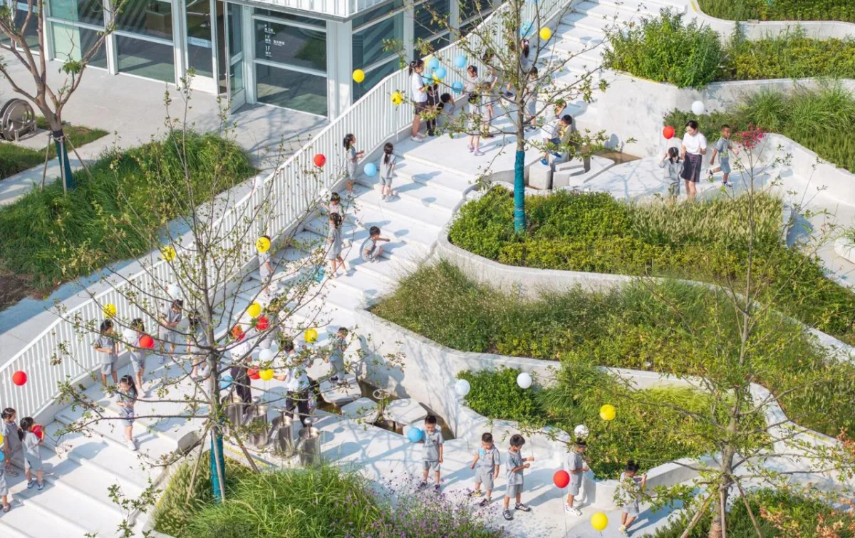 BIM建筑|上海市实验学校嘉定新城分校 / 大观景观