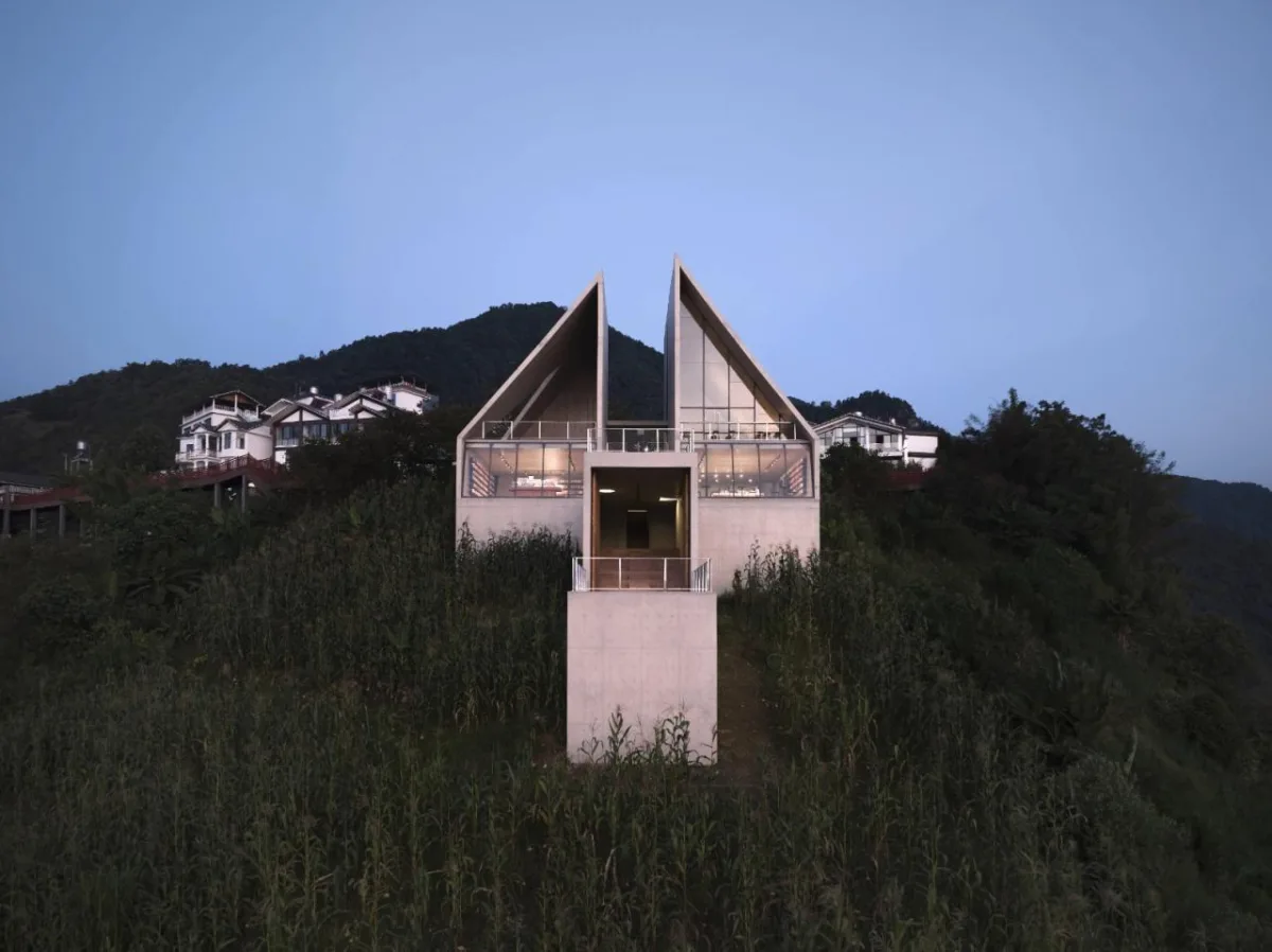 BIM建筑|怒江大峡谷先锋书店 / 迹·建筑事务所 (TAO)