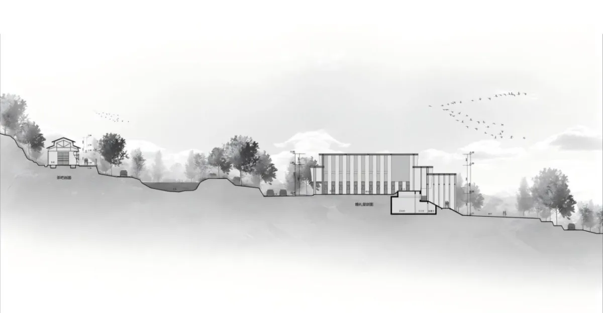 BIM建筑|枕山栖谷，虎凹慢时光：庐江县柯坦镇虎凹欢乐茶谷 / 中铁合肥建筑市政工程设计研究院有限公司