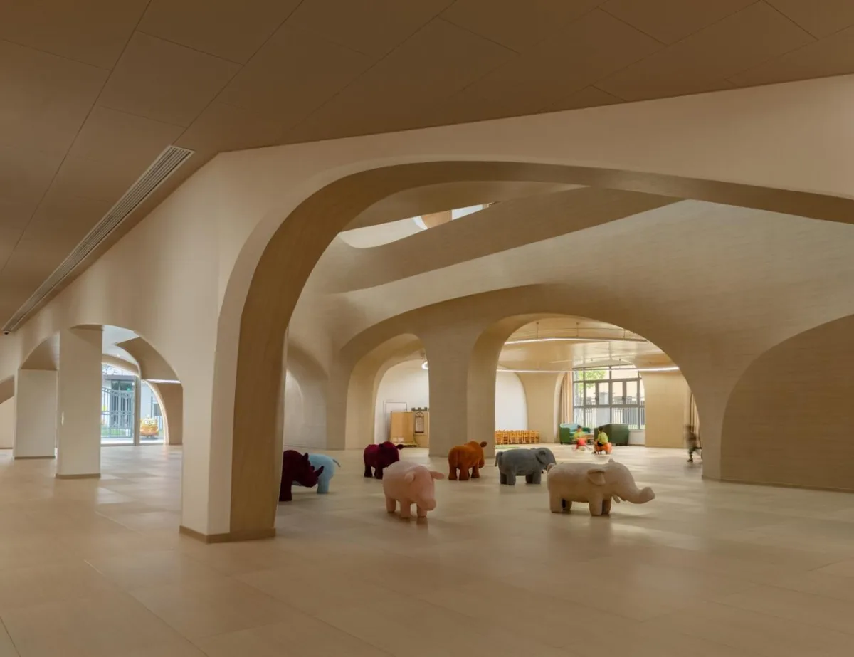 BIM建筑|上海格林新蕾市北幼儿园 / 华建集团-华东院/环境院-刘海洋团队