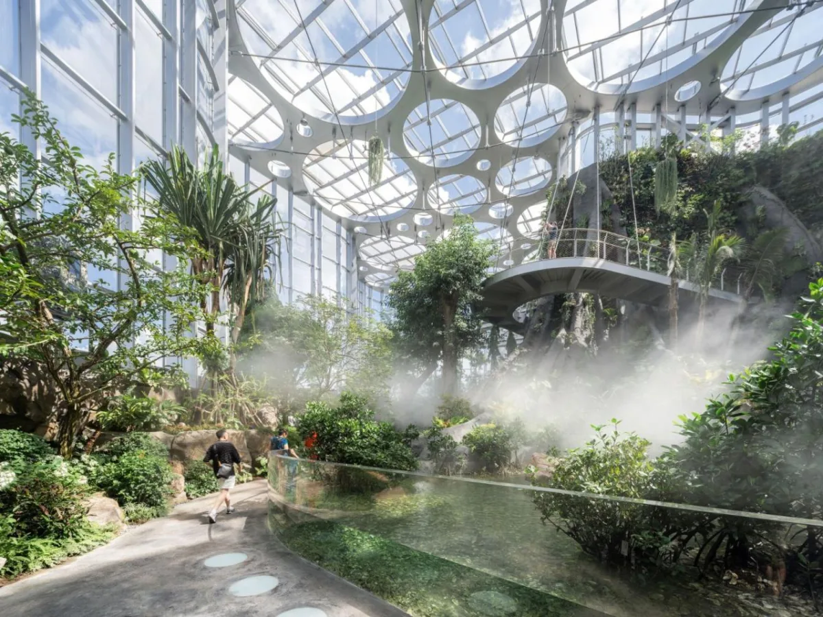 BIM建筑|上海版“疯狂植物园”，亚洲最大温室花园 / Delugan Meissl Associated Architects