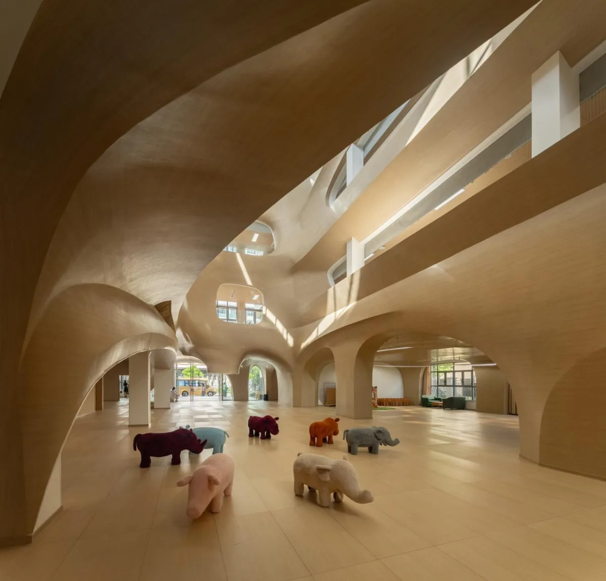 BIM建筑|上海格林新蕾市北幼儿园 / 华建集团-华东院/环境院-刘海洋团队