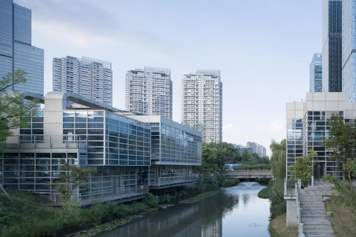BIM建筑|星堂和：杭州市钱江新城新塘河沿线地铁配套设施 / 浙江大学建筑设计研究院