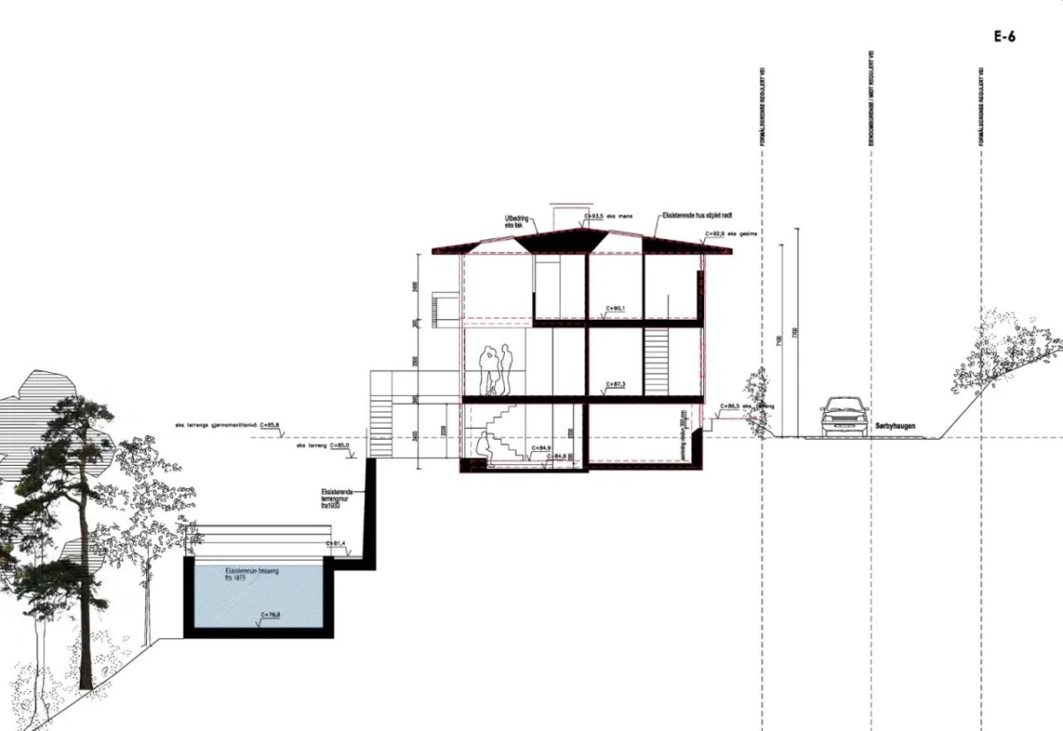BIM建筑|奥斯陆 Sorbyhaugen 24 号住宅改造 / MORFEUS arkitekter