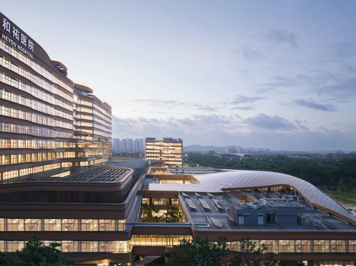 BIM建筑|美的·和祐医院-投资百亿的全球最美花园式医院 / 英国杰典国际建筑