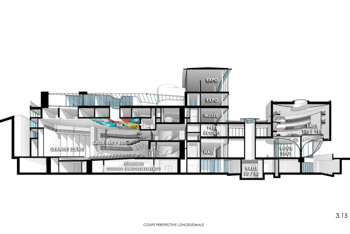 BIM建筑|那慕尔省文化之家 / Philippe Samyn and Partners