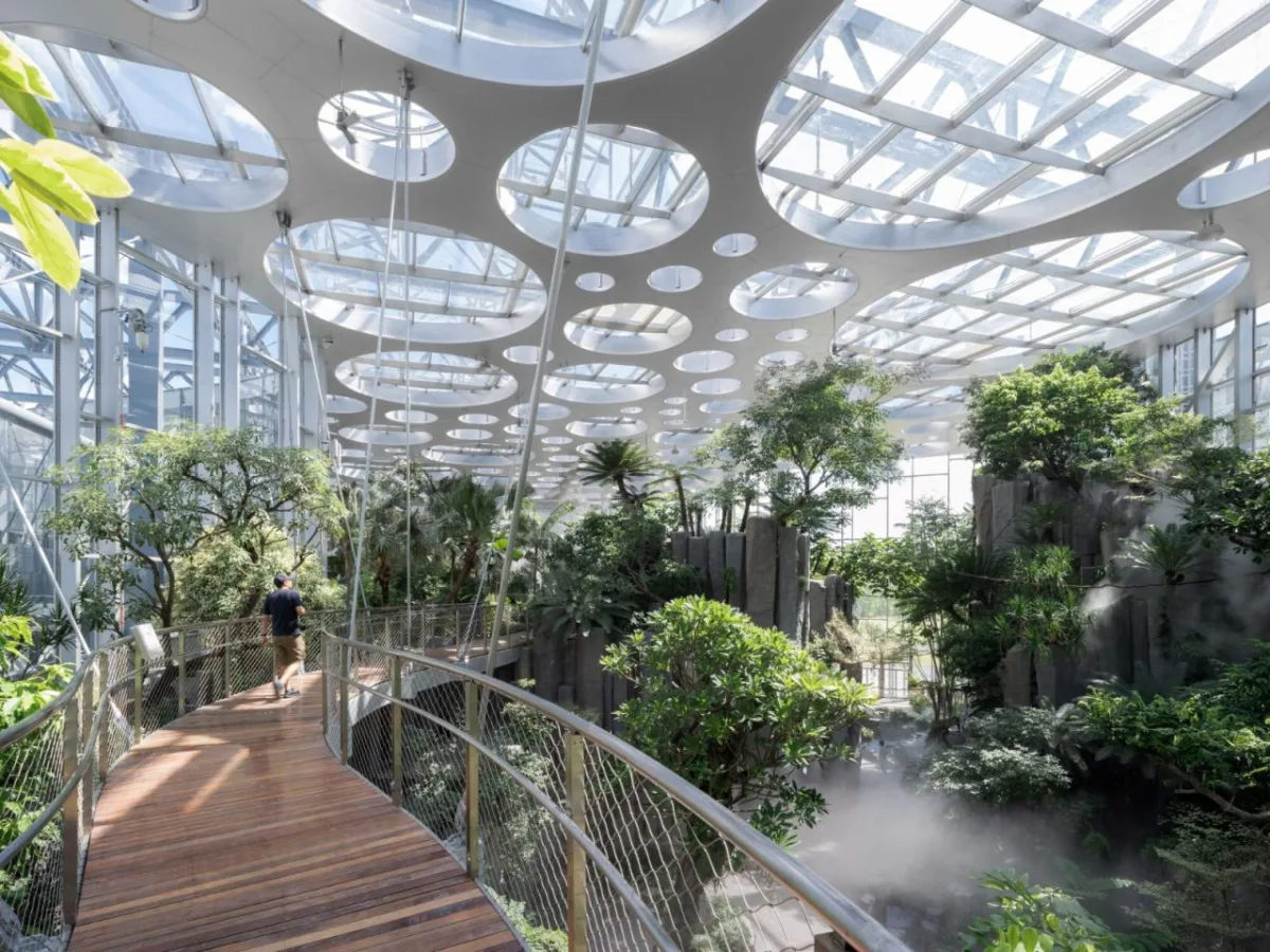 BIM建筑|上海版“疯狂植物园”，亚洲最大温室花园 / Delugan Meissl Associated Architects