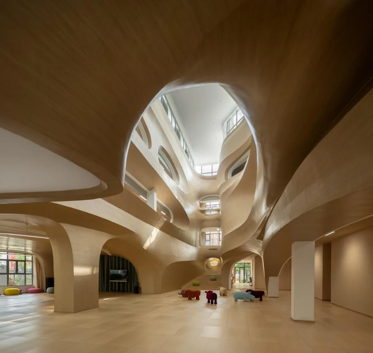 BIM建筑|上海格林新蕾市北幼儿园 / 华建集团-华东院/环境院-刘海洋团队