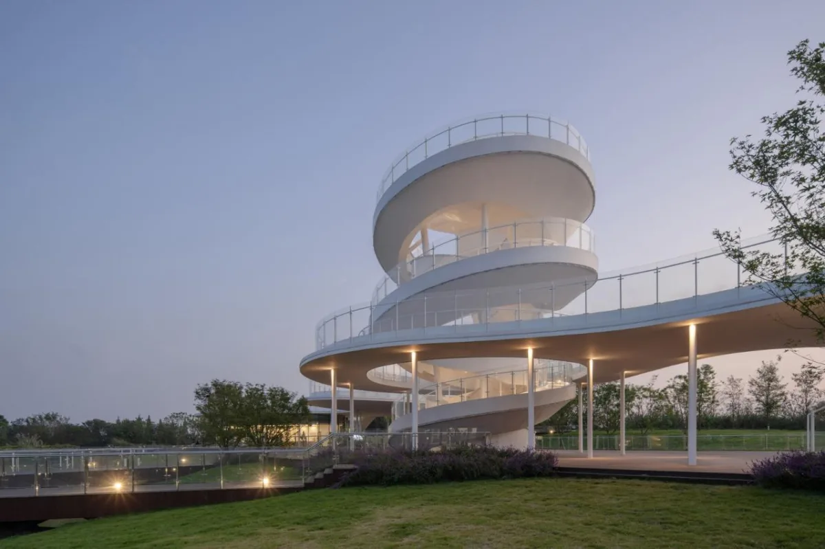 BIM建筑|凫岛 · 鲁家滩湿地公园商业服务中心 / MUDA 慕达建筑