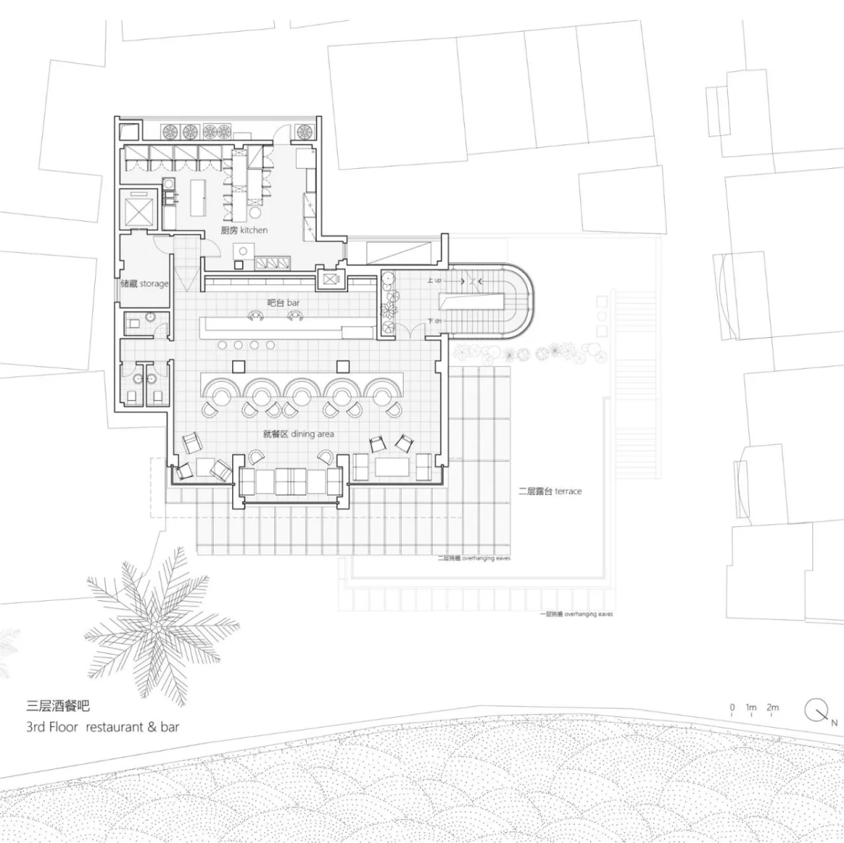 BIM建筑|三亚西岛自建房商业改造 / 叠重建筑