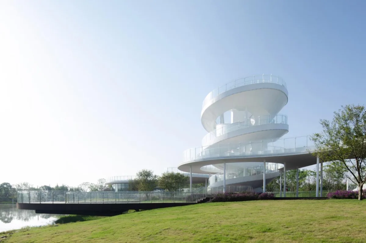 BIM建筑|凫岛 · 鲁家滩湿地公园商业服务中心 / MUDA 慕达建筑