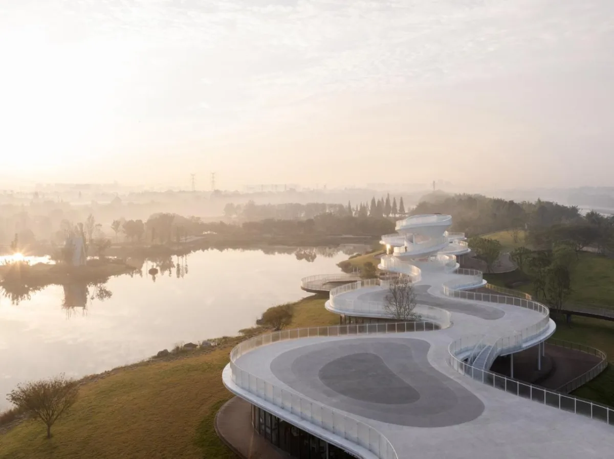 BIM建筑|凫岛 · 鲁家滩湿地公园商业服务中心 / MUDA 慕达建筑