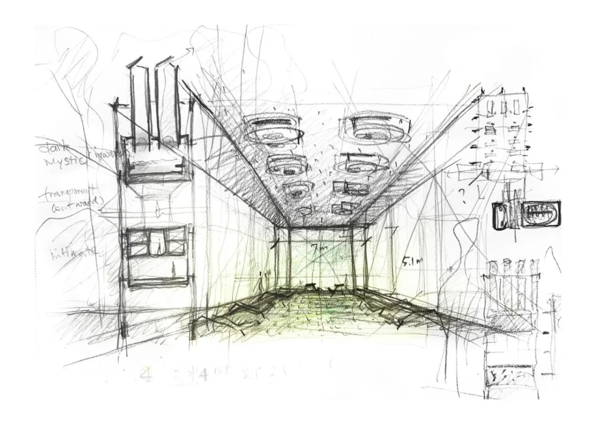 BIM建筑|雾灵山眼石汤泉，林中仪器 / 直向建筑