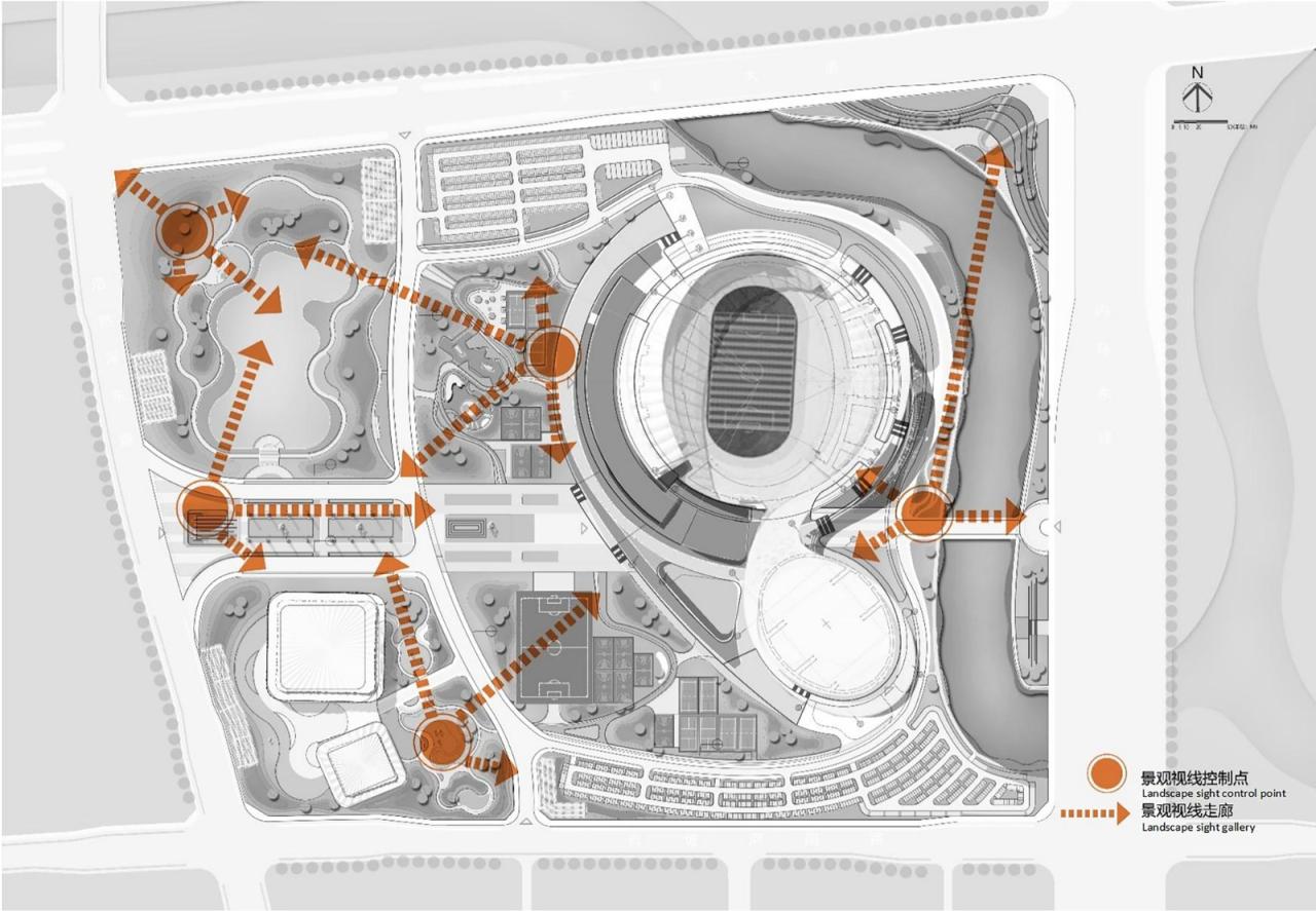 BIM建筑|襄阳全民体育运动中心 / 中南建院墨水尺工作室 BIM建筑|襄阳全民体育运动中心 / 中南建院墨水尺工作室