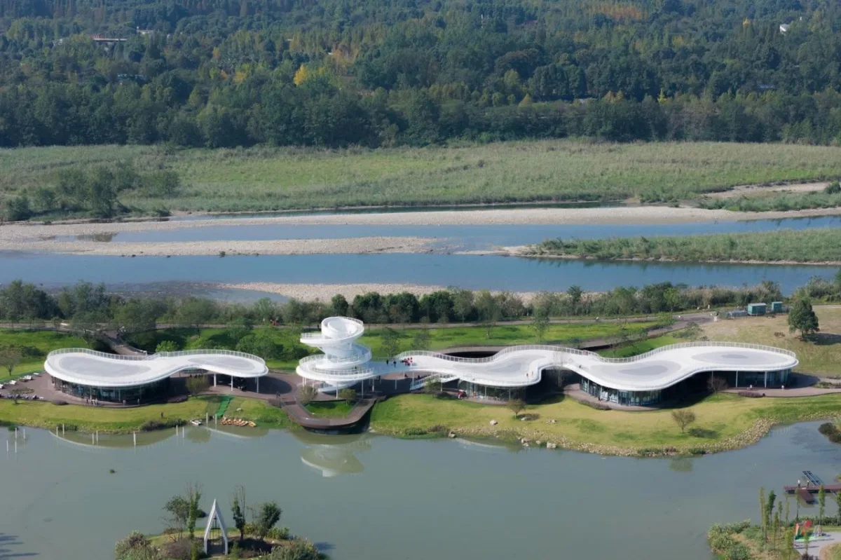 BIM建筑|凫岛 · 鲁家滩湿地公园商业服务中心 / MUDA 慕达建筑