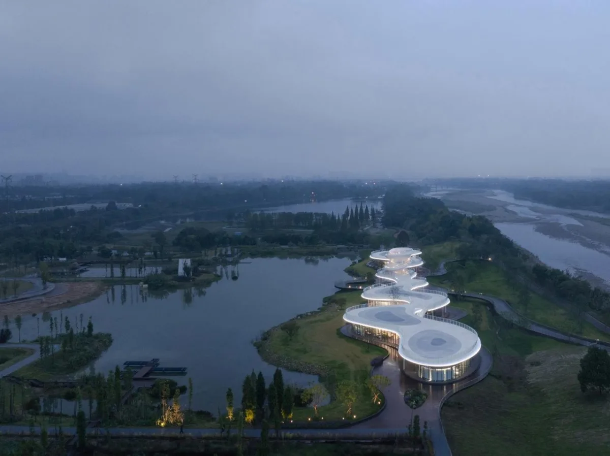 BIM建筑|凫岛 · 鲁家滩湿地公园商业服务中心 / MUDA 慕达建筑