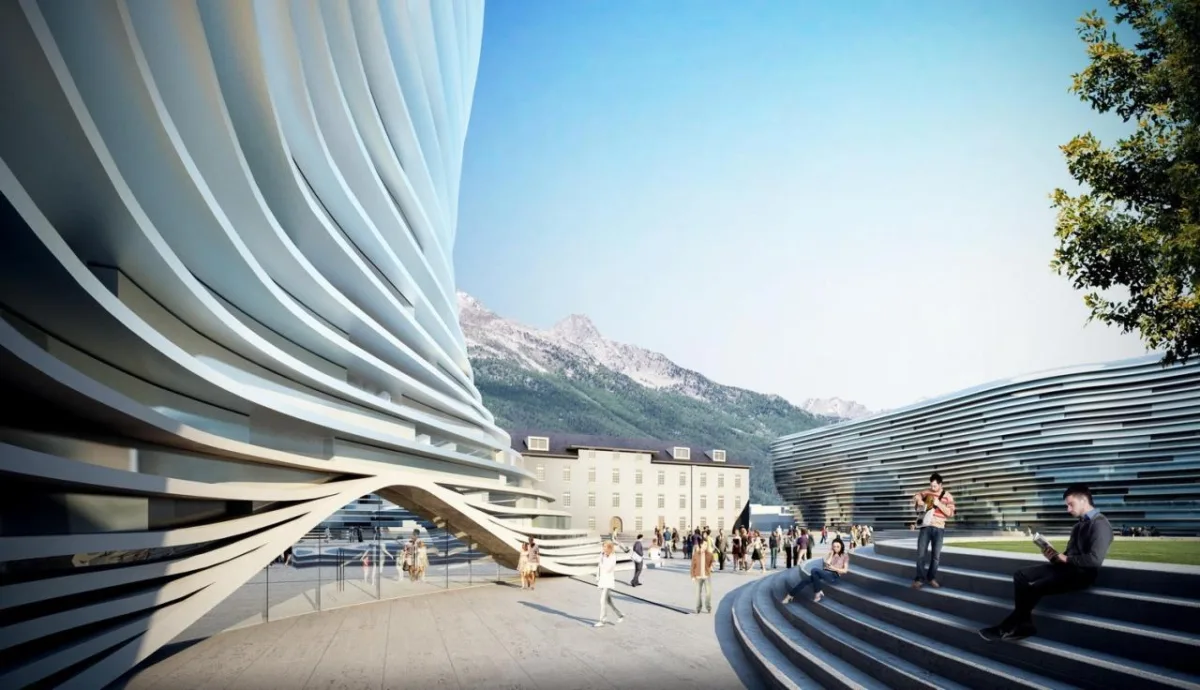 BIM建筑|冰川校园:瓦莱达奥斯塔大学新校区 / MCA建筑事务所