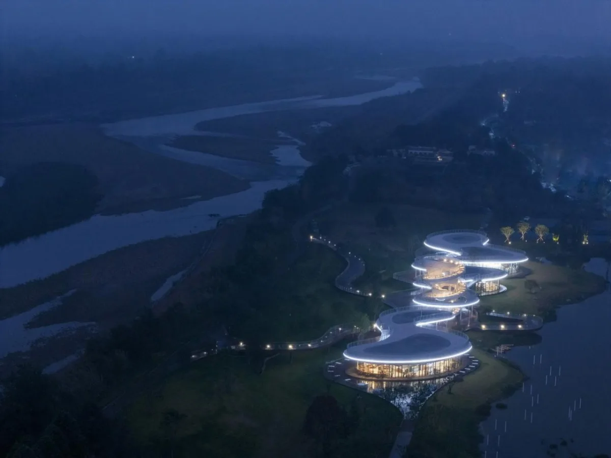 BIM建筑|凫岛 · 鲁家滩湿地公园商业服务中心 / MUDA 慕达建筑