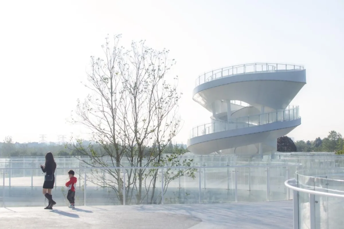 BIM建筑|凫岛 · 鲁家滩湿地公园商业服务中心 / MUDA 慕达建筑
