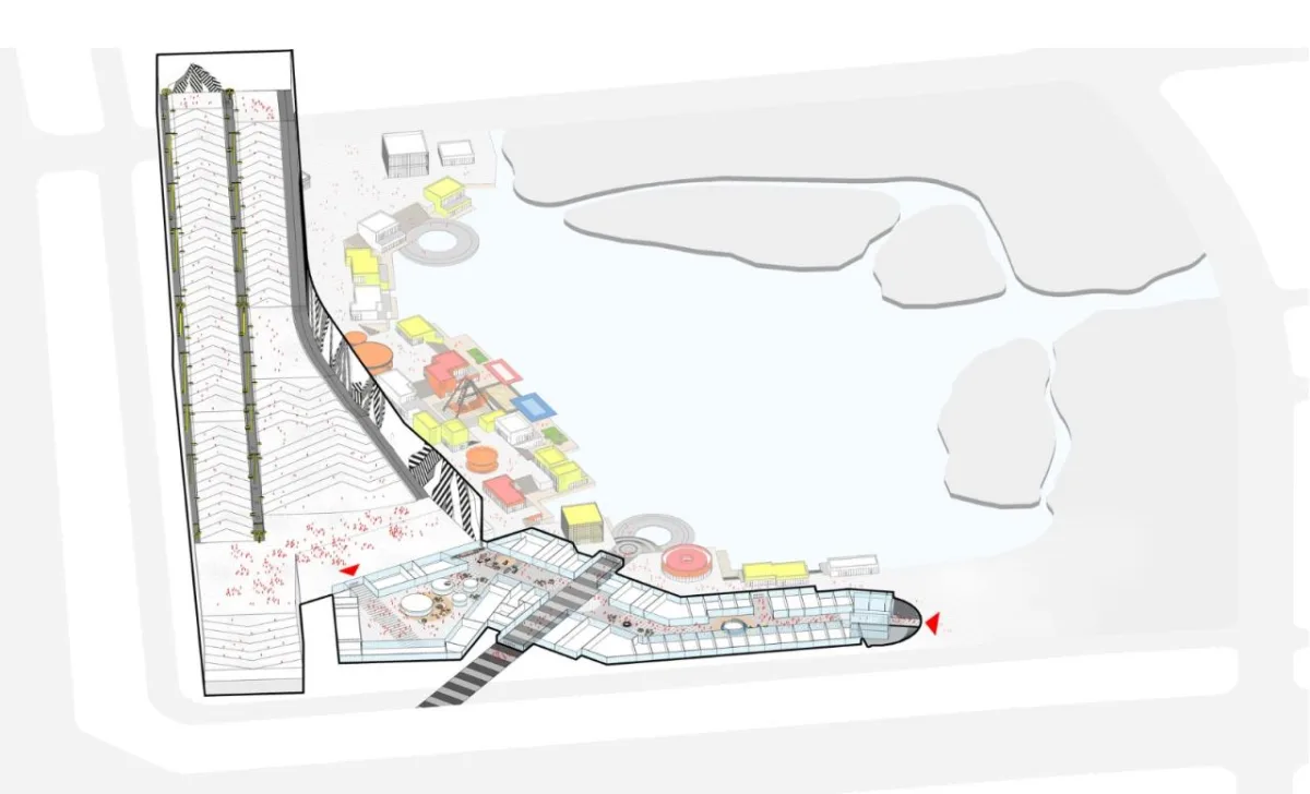 BIM建筑|武汉甘露山国际滑雪场 / CLOU 柯路建筑