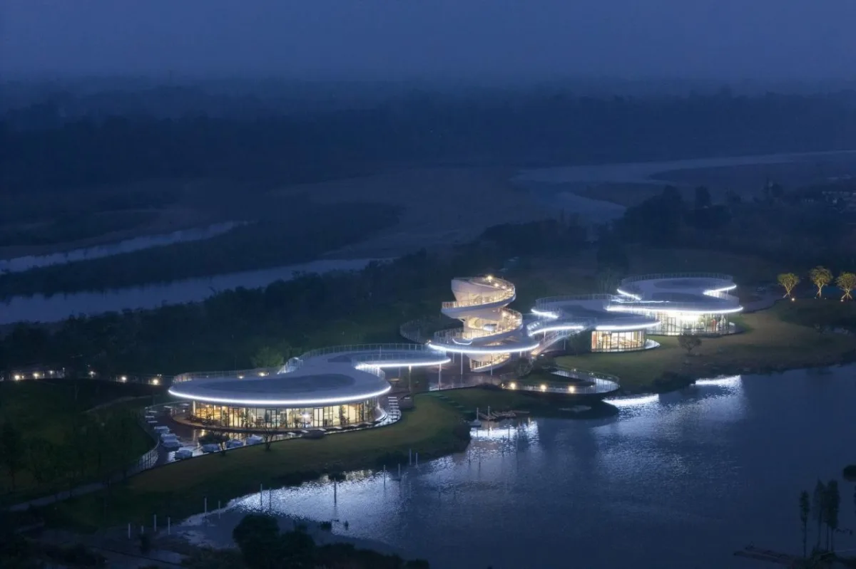 BIM建筑|凫岛 · 鲁家滩湿地公园商业服务中心 / MUDA 慕达建筑
