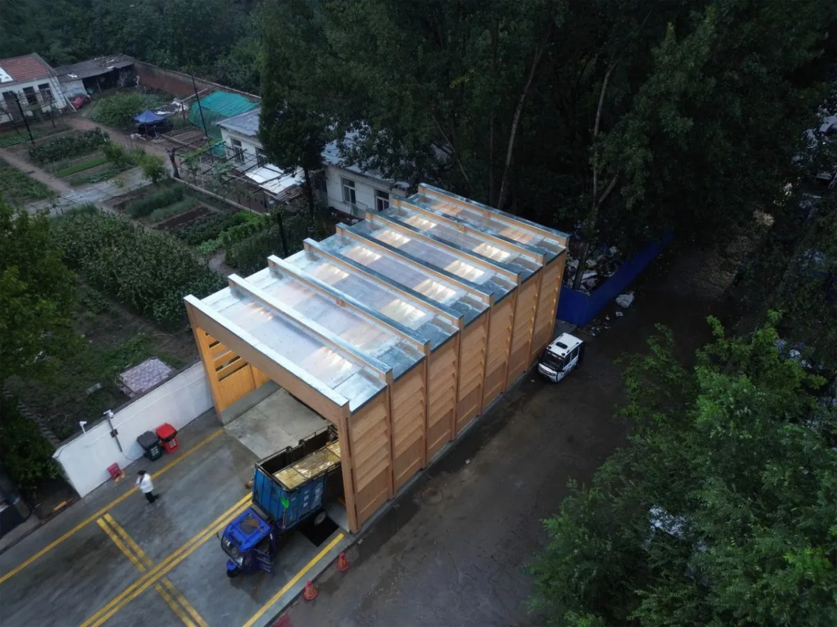 BIM建筑|廊坊北凤道垃圾中转站设计 / 园里建筑工作室