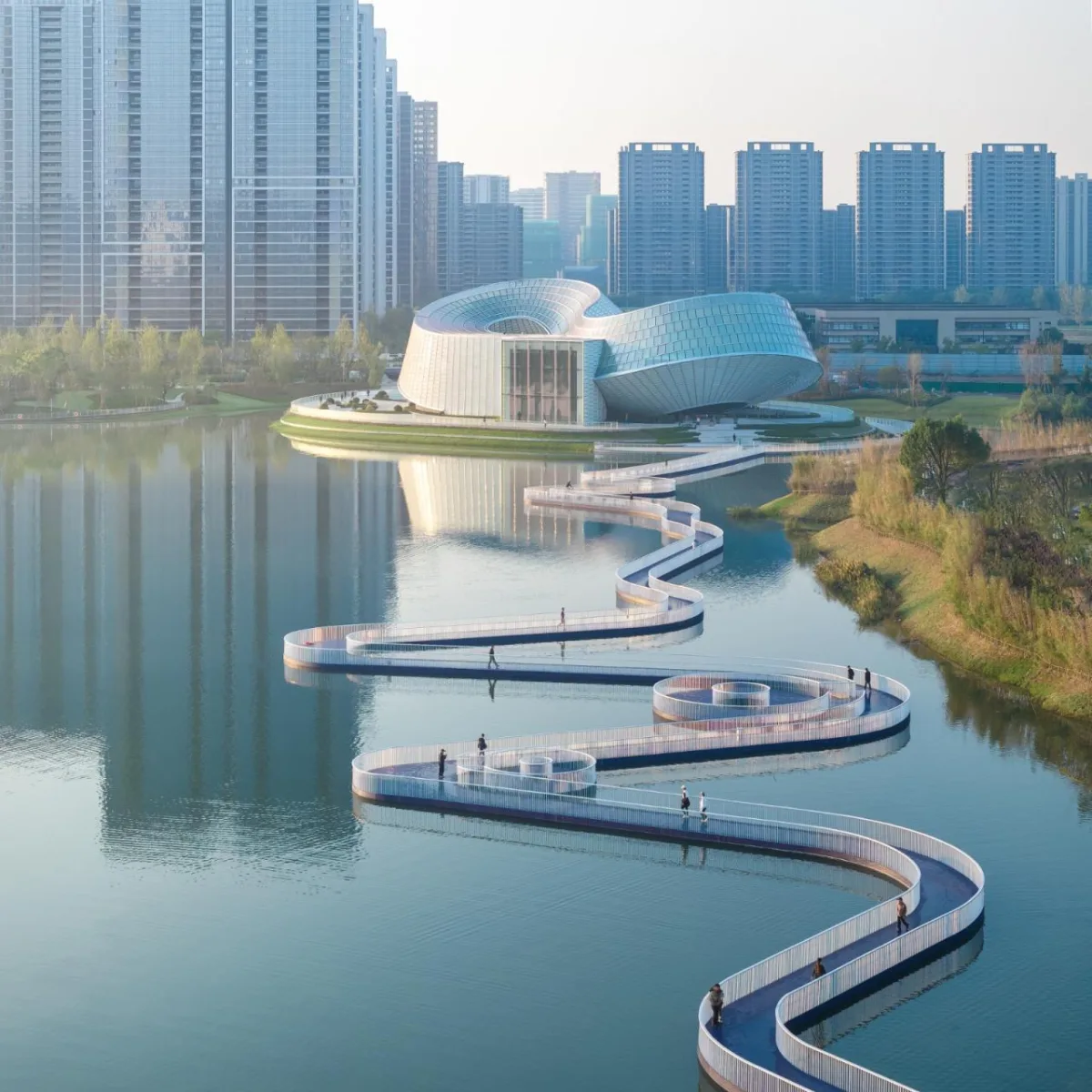 BIM建筑|杭州玉湖美术馆 / Aedas
