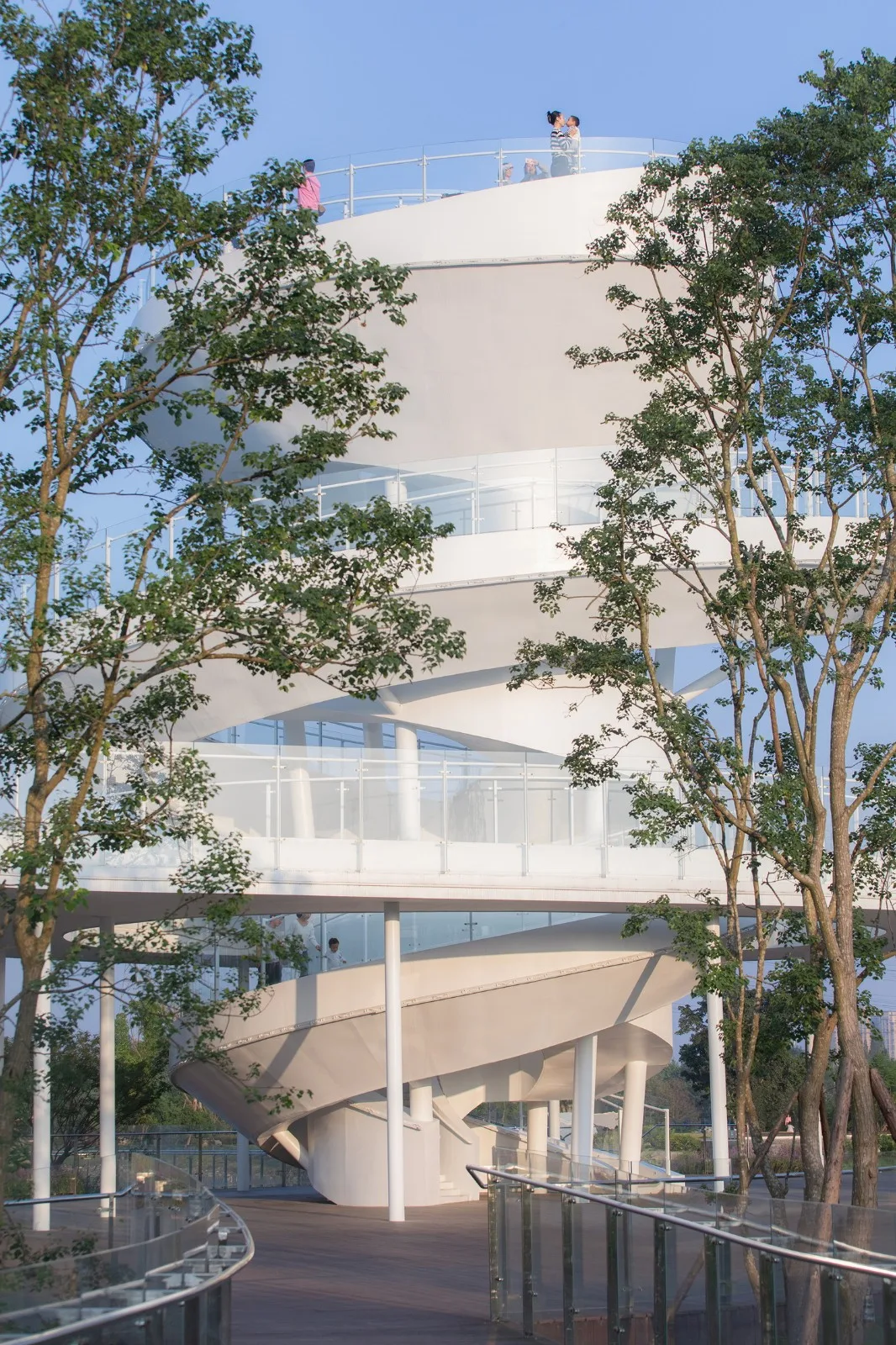 BIM建筑|凫岛 · 鲁家滩湿地公园商业服务中心 / MUDA 慕达建筑
