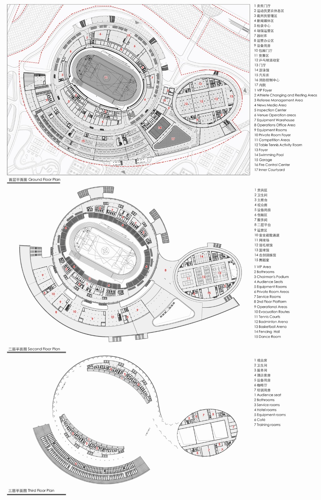 BIM建筑|襄阳全民体育运动中心 / 中南建院墨水尺工作室 BIM建筑|襄阳全民体育运动中心 / 中南建院墨水尺工作室
