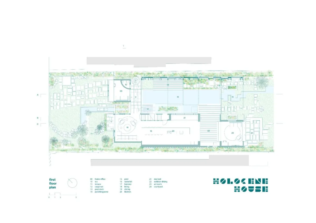 BIM建筑|Holocene 住宅 / CplusC 建筑工作室