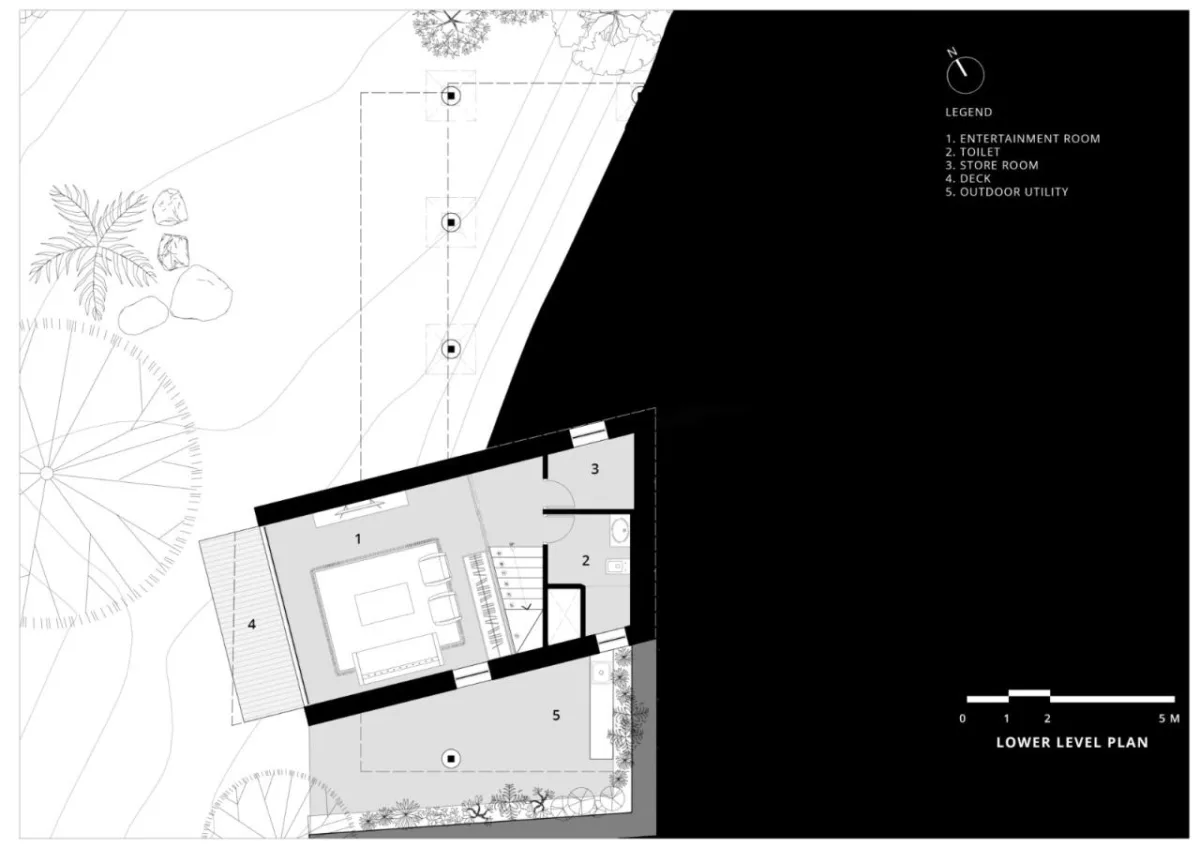 BIM建筑|斜屋 / Red Brick Studio