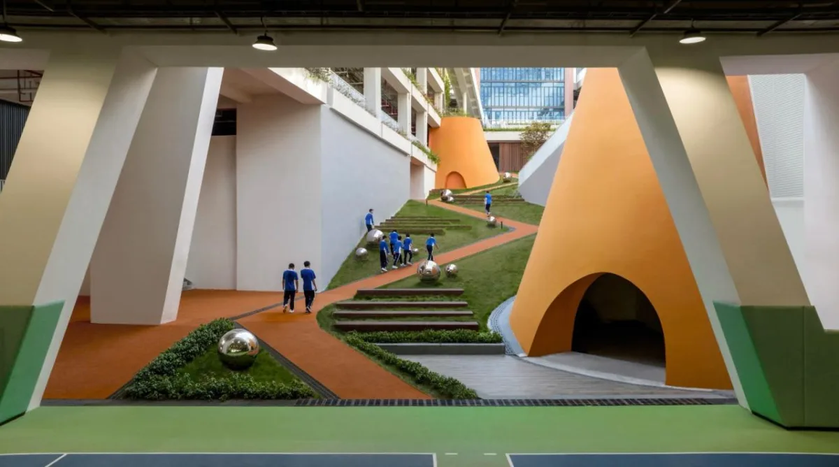 BIM建筑|深圳市龙华区清泉外国语学校初中部 / 一境建筑设计