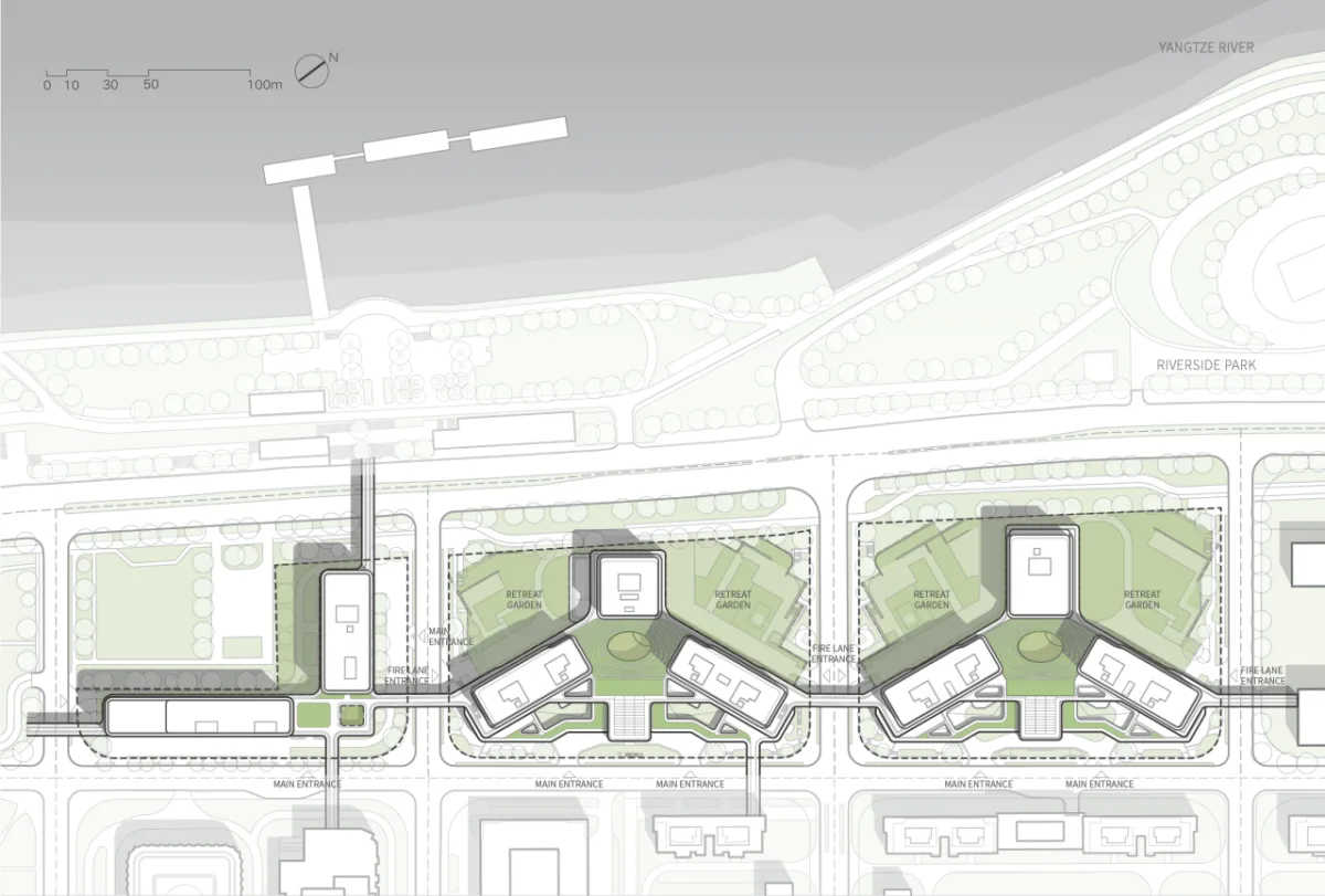 BIM建筑|武汉长江天际，line+朱培栋关于城市坐标的双重思考（下）