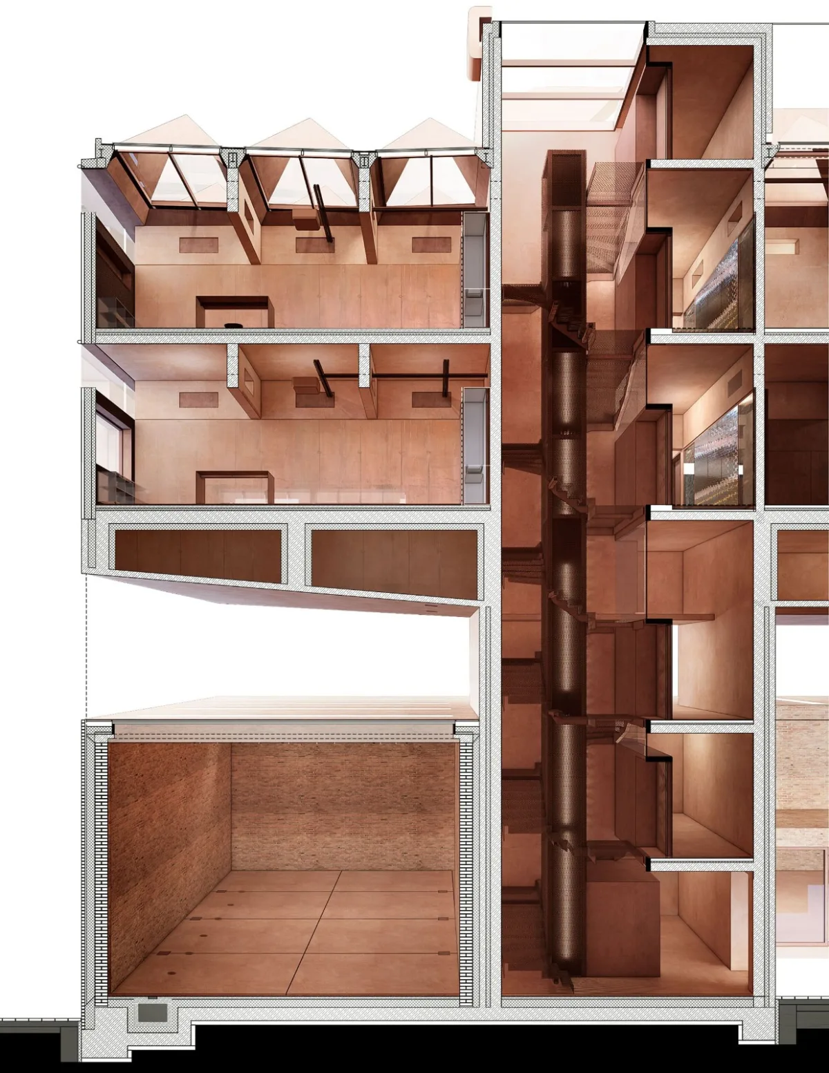 BIM建筑|帕尔杜比采 GAMPA、Sféra 建筑群与自动化工厂公共空间 / Šépka architekti