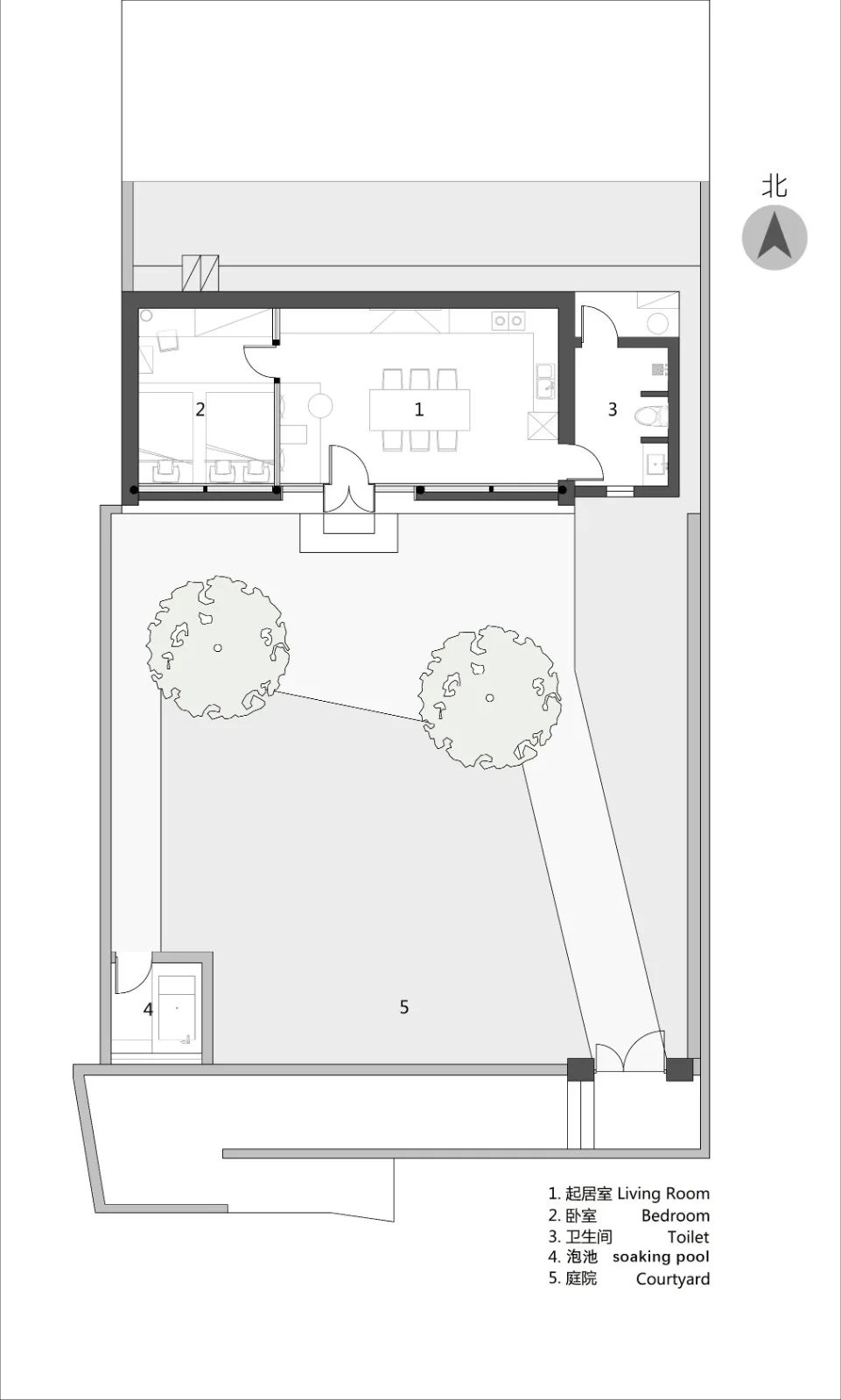 BIM建筑|后院·溜石港1号院改造 / GW空间设计
