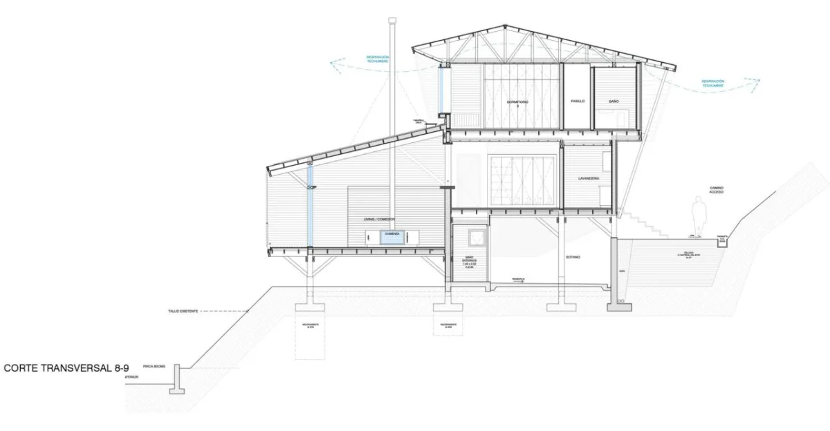 BIM建筑|纳蒙卡休小屋 / Schwember García-Huidobro Arquitectos