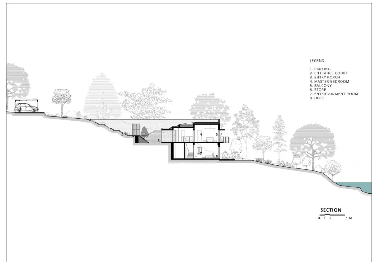 BIM建筑|斜屋 / Red Brick Studio