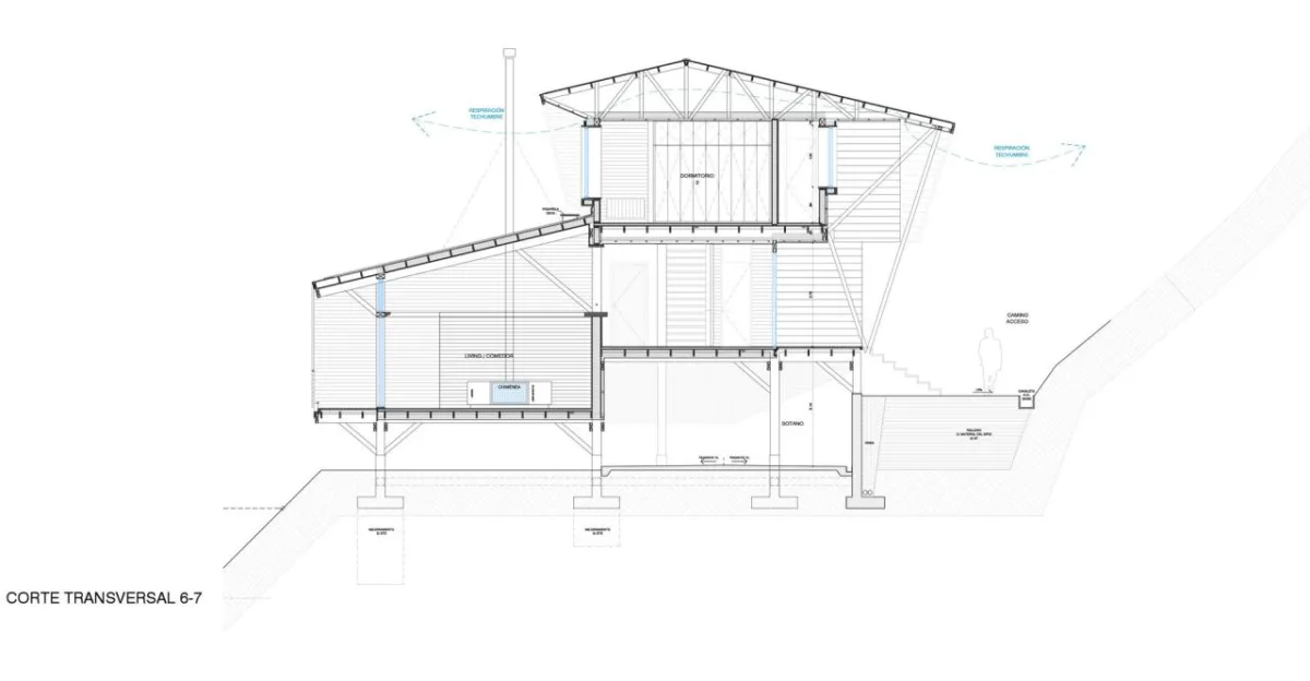BIM建筑|纳蒙卡休小屋 / Schwember García-Huidobro Arquitectos