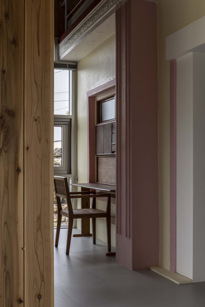 济州岛老房的新生新旧结构交织续写传统居住记忆的住宅设计 济州岛老房的新生新旧结构交织续写传统居住记忆的住宅设计