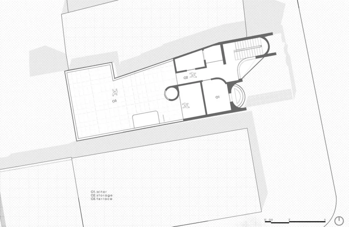 住宅 + 工作室设计风水难题下的曲线建筑智慧