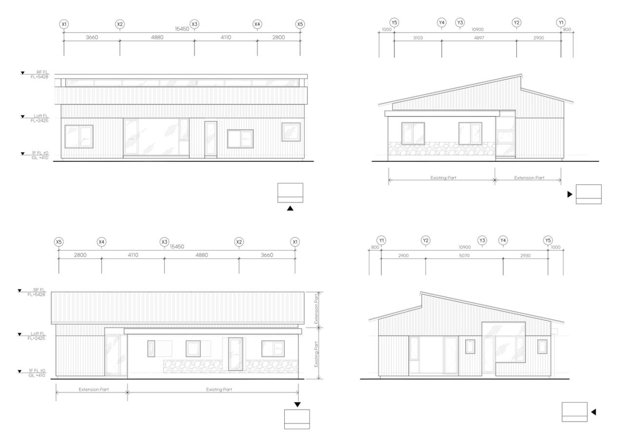 济州岛老房的新生新旧结构交织续写传统居住记忆的住宅设计 济州岛老房的新生新旧结构交织续写传统居住记忆的住宅设计