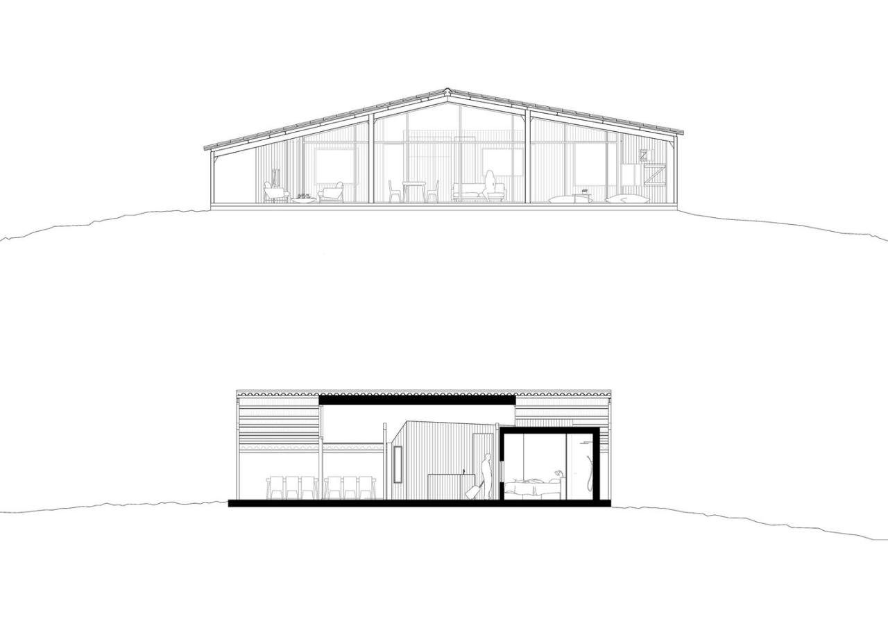 隐藏在葱郁壮丽环境中的红色宝石宁静的度假屋设计 隐藏在葱郁壮丽环境中的红色宝石宁静的度假屋设计